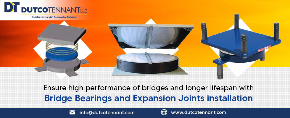 bridge bearings and expansion joints in Dubai