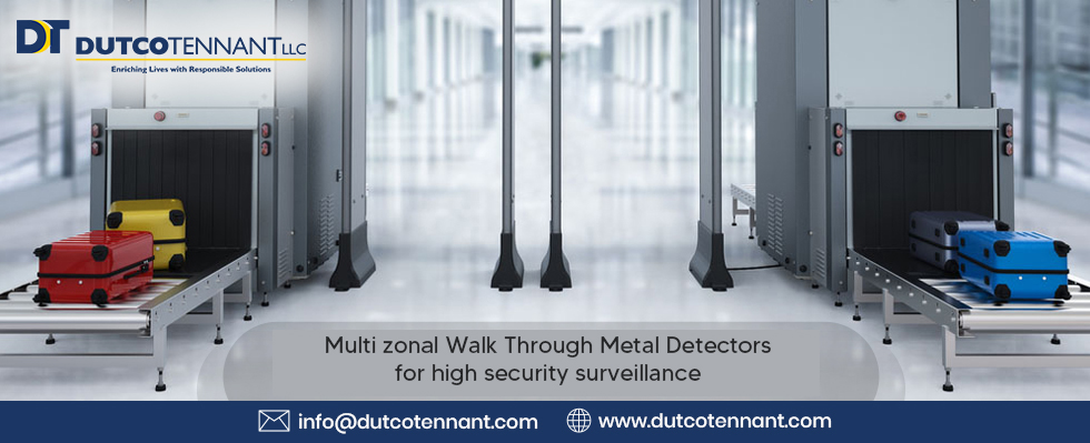 walk through metal detectors
