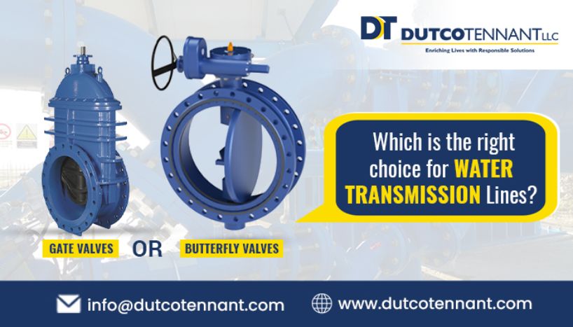 Valves for Water Transmission Line