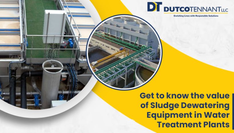 sludge dewatering plant