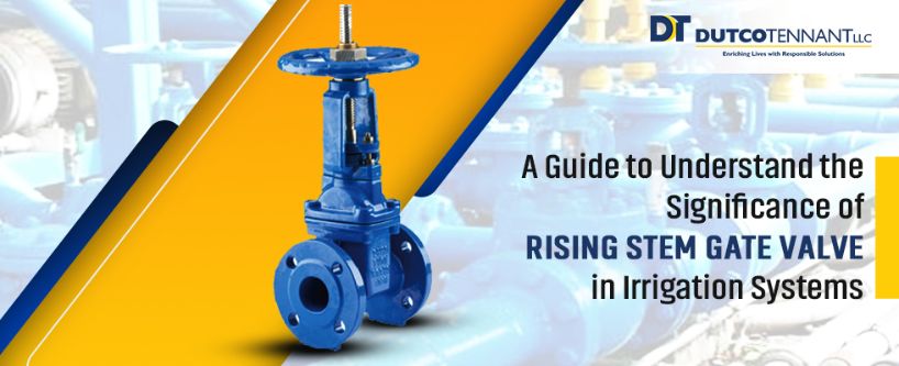 Rising stem gate valve