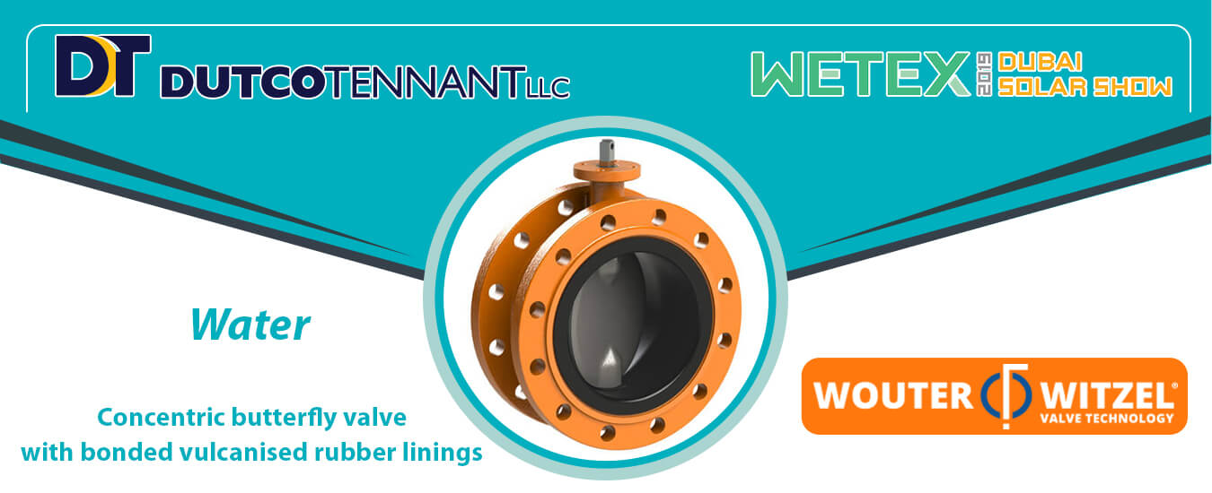 Concentric butterfly valve Banner
