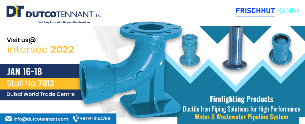 DI pipe fittings for wastewater