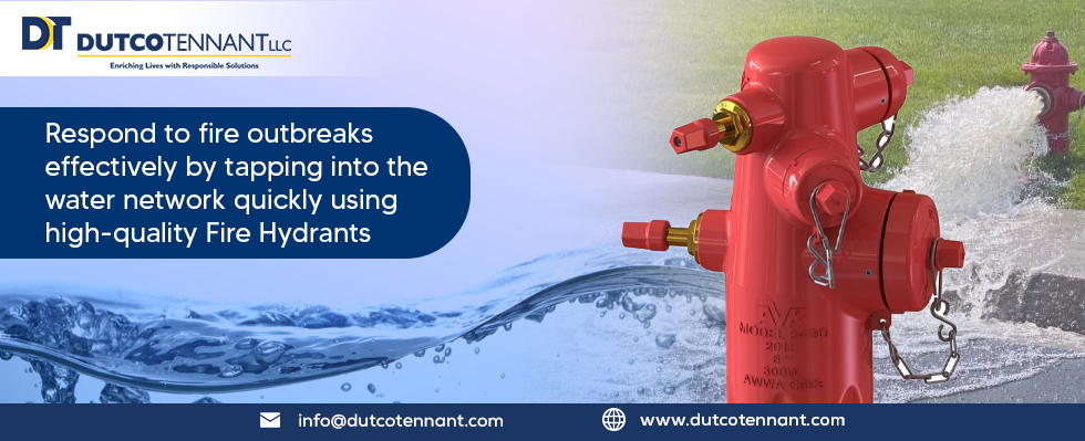 Respond to fire outbreaks effectively by tapping into the water network quickly using high-quality Fire Hydrants.