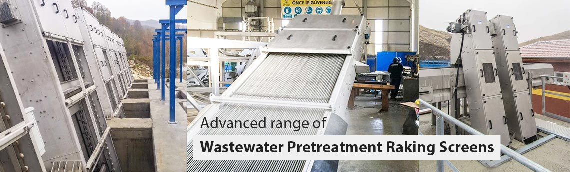 Wastewater Pretreatment Raking Screens