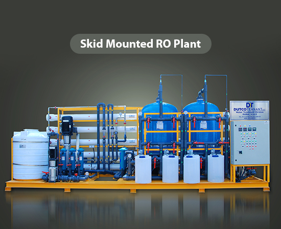 Skid mounted RO plant