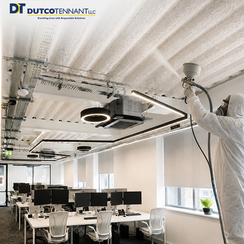 spray applied acoustic plaster