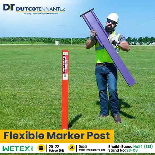 fiberglass utility marker post