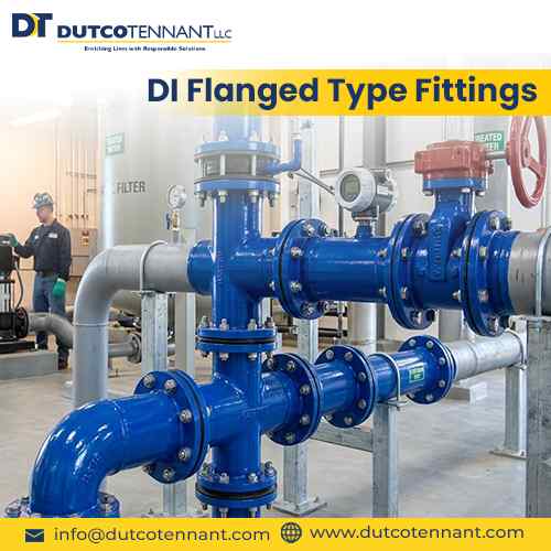 DI flanged-type fittings
