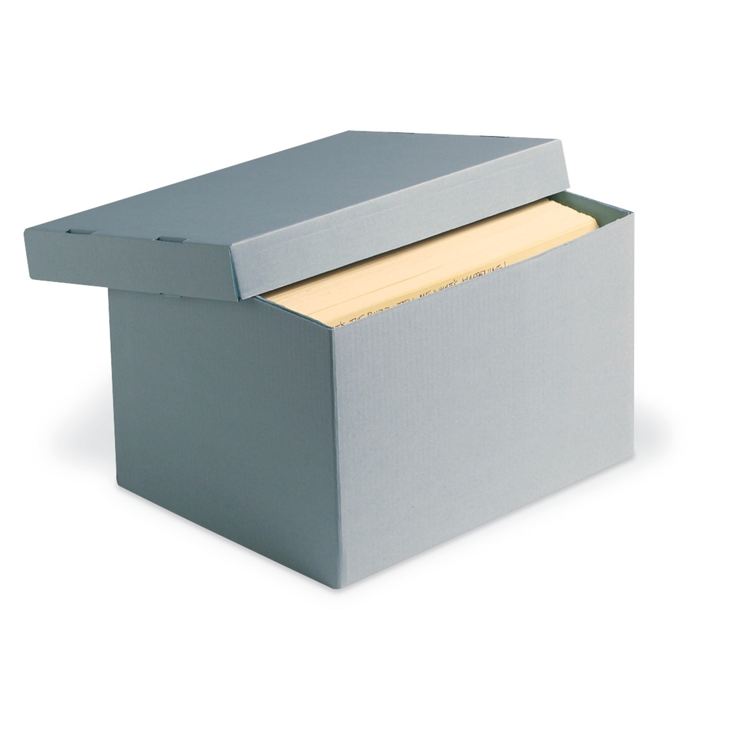 Blue Classic Record Storage Carton Without Handholds Archival & Library Solutions