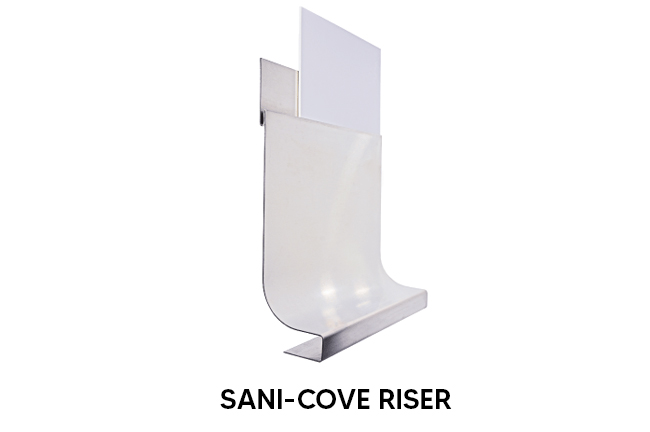SaniBase Stainless Accessories for Hygienic Wall Systems Dutco