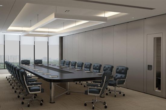 Panfold Auto - Electric Folding Movable Partition Wall System Construction Specialities