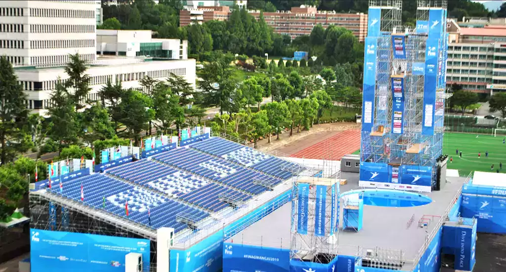 Temporary Seating System Dutco