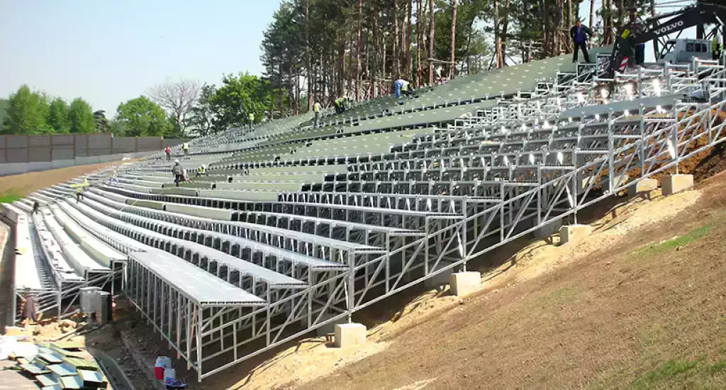 Outdoor Bleacher Construction Specialities