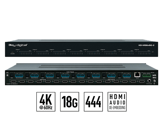 HDMI Matrix Switchers with Independent Audio Dutcotennant LLC