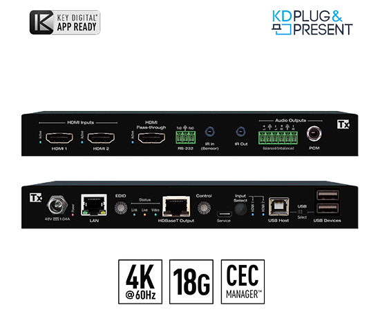 HDMI Switchers with Optical AV Switching and Control