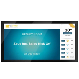 room booking signage