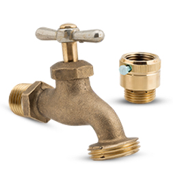 brass hose bibbs