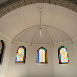 acoustic plaster spray system