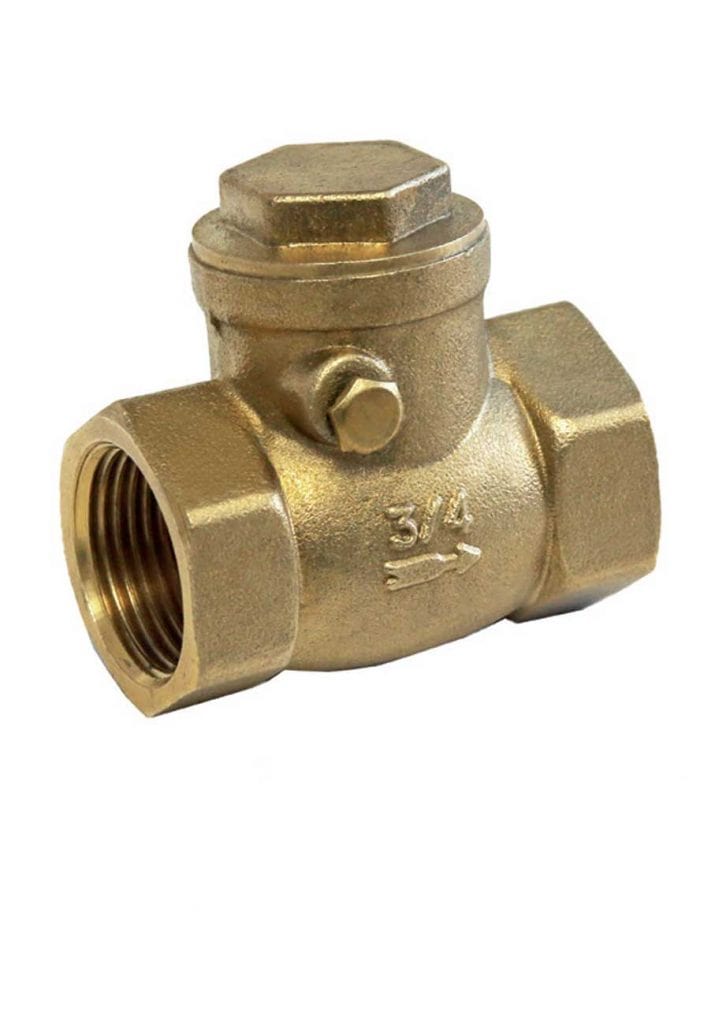 Swing Check Valve - Brass Plumbing Products
