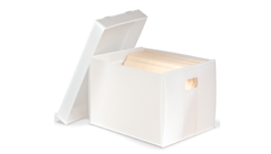 Corrugated Polypropylene Record Storage Carton