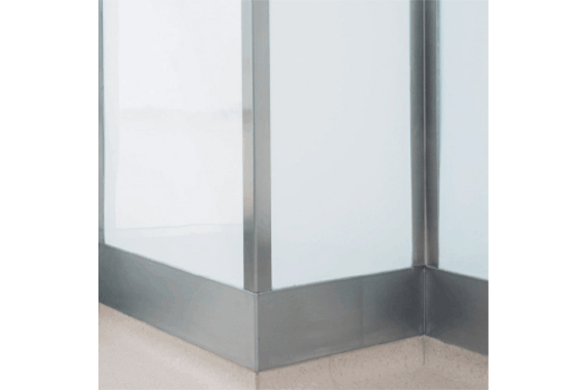 SaniBase Stainless Accessories for Hygienic Wall Systems