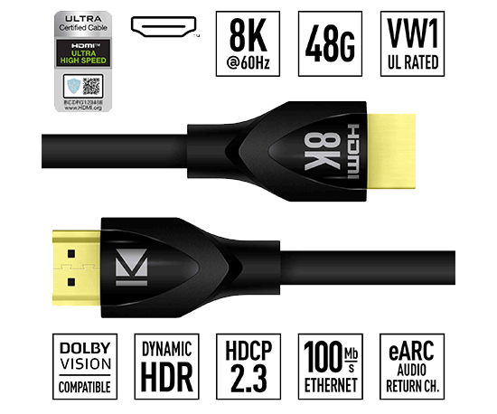 Ultra High Speed HDMI® Cables/Commercial-Grade HDMI Cables - CL3/FT4 Rated