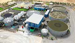 Waste Water Treatment Process Plant