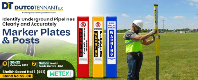 Pipeline Identification At Wetex 2026: Dutco Tennant Marker Plates For Water Infrastructure