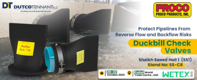 Dutco Tennant Showcases Proco Duckbill Check Valve Solutions For Reliable Wastewater Flow Control At Wetex 2026