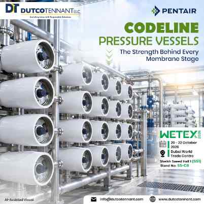 Codeline Pressure Vessel water treatment exhibition dubai